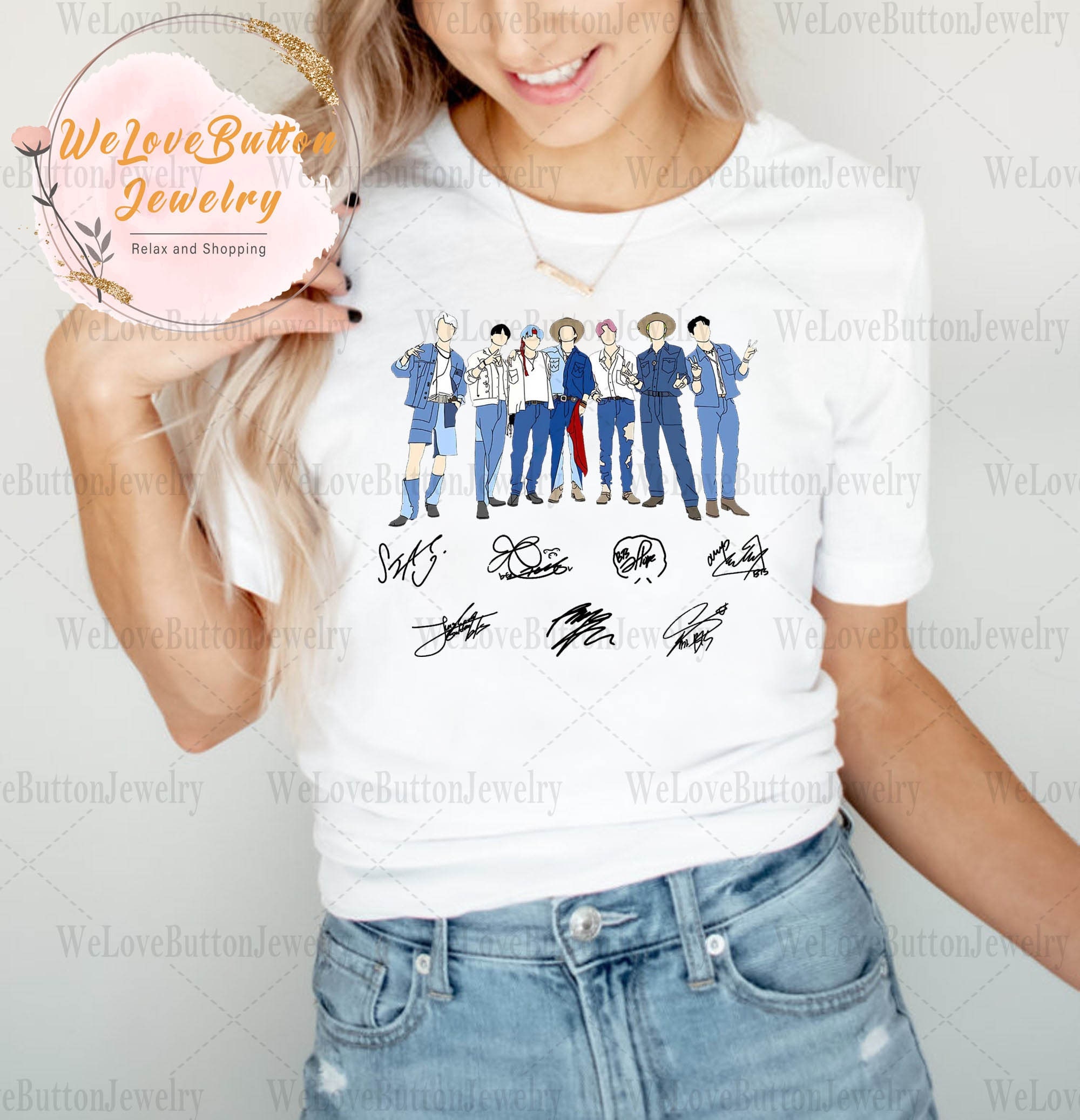 BTS Member Shirt Bts Signature Shirt 