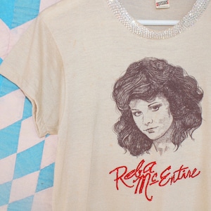 1983 Vintage Reba McEntire Custom Rhinestoneed Tour Konzert-T-Shirt
