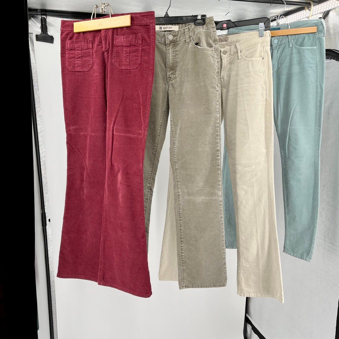 4 Pair of Women's Corduroy Jeans One Price. Size 6L - Etsy