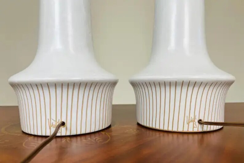 Vintage Ceramic Table Lamps By Gordon & Jane Martz for Marshall Studios image 7