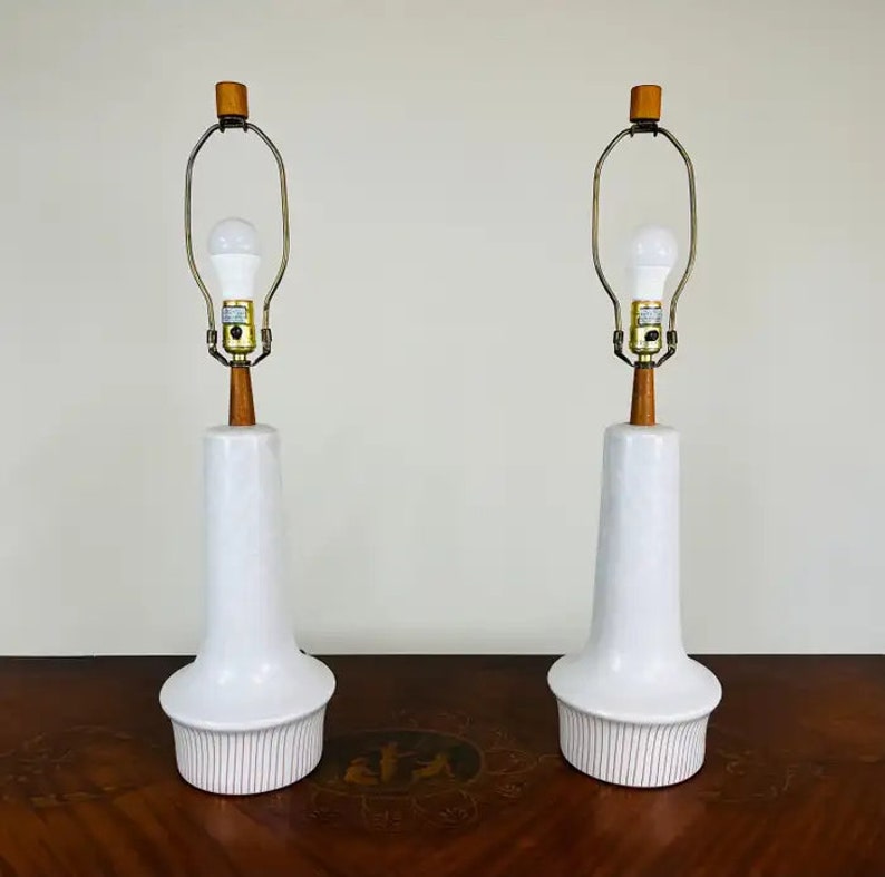 Vintage Ceramic Table Lamps By Gordon & Jane Martz for Marshall Studios image 3