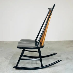 Mid-Century Ebonized Rocker or Rocking Chair by Arthur Umanoff for Shaver Howard image 7