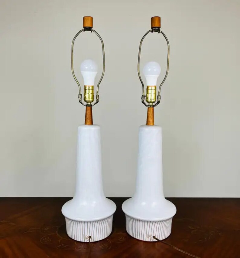 Vintage Ceramic Table Lamps By Gordon & Jane Martz for Marshall Studios image 4