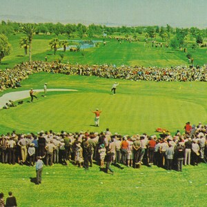 Nevada: Cartolina d'epoca del Desert Inn Country Club - Torneo dei Campioni - Memorabilia del golf di metà secolo