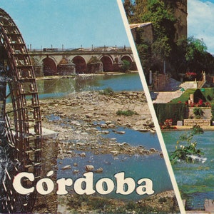 World: Vintage Córdoba Postcard - Antique Spanish Collectible Card with Iconic Landmarks