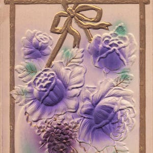 Lot de Cinq Jolies Cartes Postales de Pâques des Années 1900