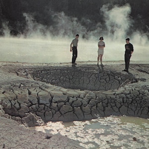 Kalifornien: Antike Postkarte - Boiling Springs Lake im Lassen Volcanic Nationalpark, Kalifornien