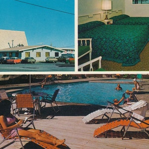 Oregón: Postal antigua del Hotel Holiday en Ontario, Oregón. Esta postal antigua de Ontario, Oregón, data de alrededor de la década de 1970.