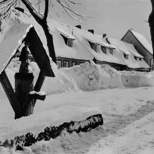 Mundo: Cartão postal vintage com cena de inverno - St. Andreasberg/Oberharz, Alemanha