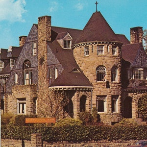 Oregon: Cartão-postal antigo da Casa William Temple em Portland, Oregon. Este cartão-postal de Portland é de aproximadamente 1960.
