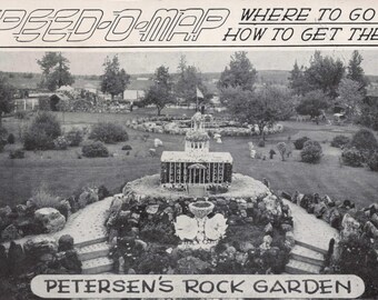Vintage Oregon Postcard Collection — Petersen's Rock Gardens, Landmarks & Americana