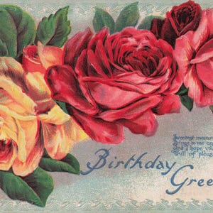 Antike Viktorianische Postkarte mit Junge und Welpen – Geprägt Frühe 1900er Jahre