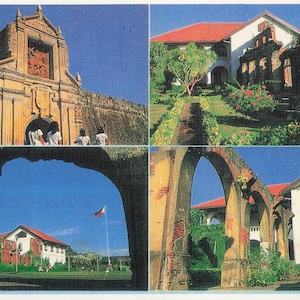 Welt: Vintage Manila Postkarte Fort Santiago, Intramuros The Walled City