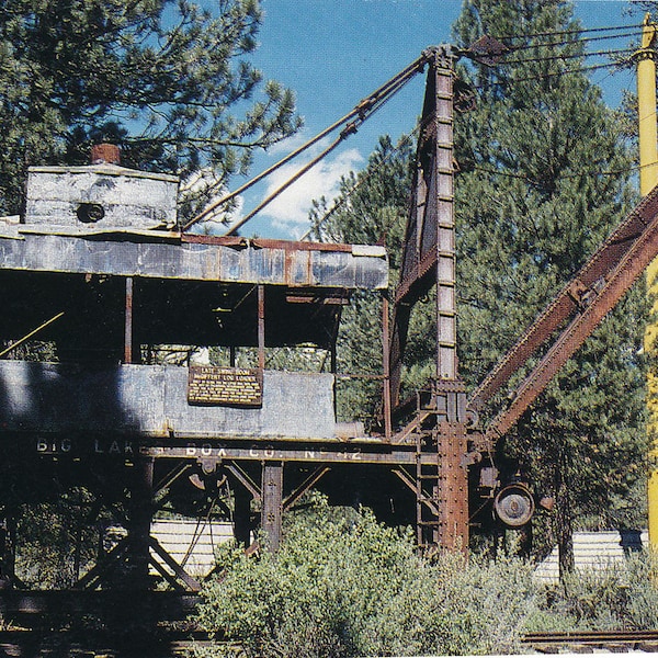 Oregon: Vintage Postcard of The Logging Museum at Collier State Park in Southern Oregon.  This Oregon Logging Postcard is Circa 1970.