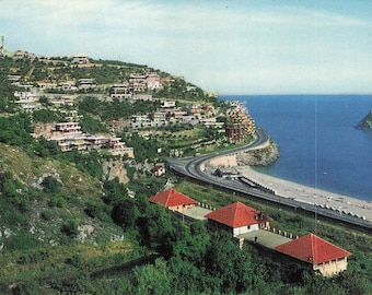Vintage Postcard: Spotorno Italy Coastal View, Bergeggi Island
