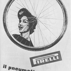 Vintage Pirelli Poster - "Il Pneumatico Per Tutti" - Aus "100 Years of Posters" von Bevis Hillier (1972)