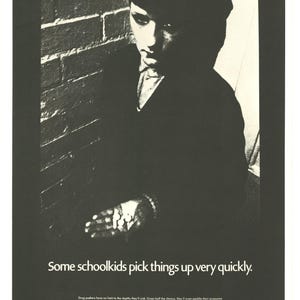 Vintage Anti-Drogen-Aufklärungsposter (1960er/1970er)