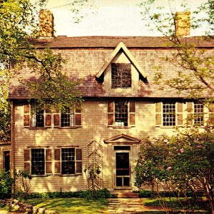 Massachusetts: Vintage Postcard – The Old Manse, Concord Massachusetts (1964)