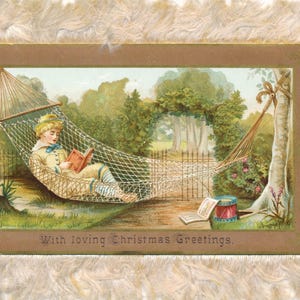 Natale: cartoline di auguri di Capodanno e Natale uniche nel loro genere, in pelliccia antica / Affascinanti cimeli vittoriani / Auguri di Natale vintage