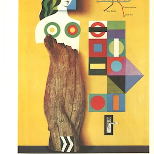 Affiche Vintage 1972 de "100 Years of Posters" par Bevis Hillier – Esthétique Art Moderne et Pop-Art