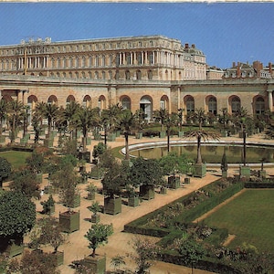 Monde : carte postale vintage - Château de Versailles et Orangerie, France