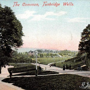 World: Vintage Postcard – The Common, Tunbridge Wells, England – Early 1900s Charm