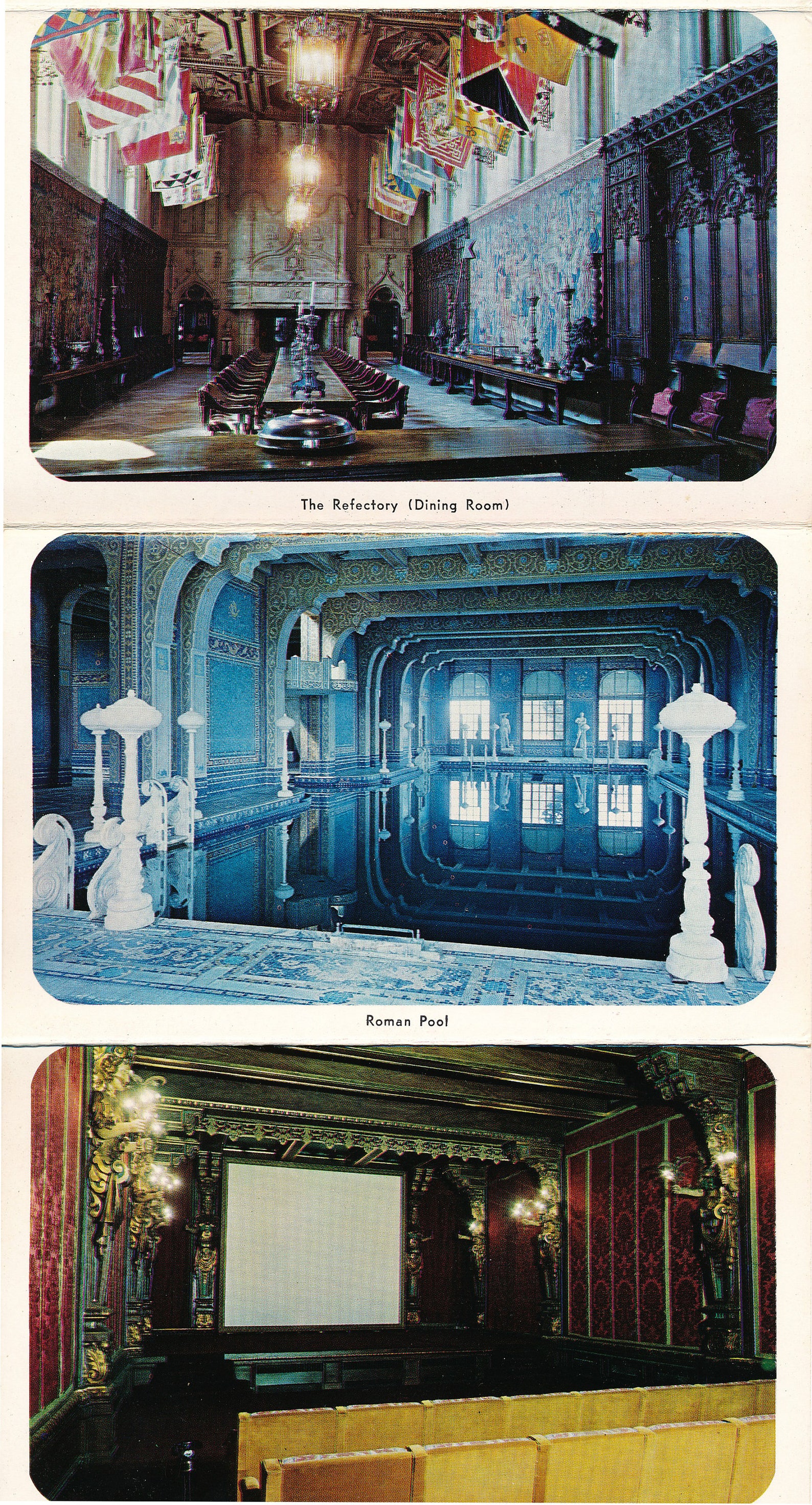 California: Vintage Souvenir Folder Of Hearst Castle In San | Etsy