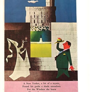 Vintage London Transport Poster – Windsor Castle & Mystischer Charme!