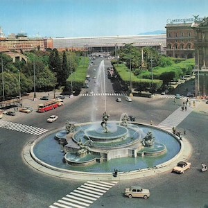 Carte postale Monde : Piazza della Repubblica, Rome