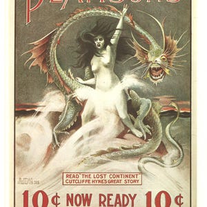 Antikes Fantasy-Illustrationsposter - “The September Pearson’s” aus “100 Years of Posters” (1972)