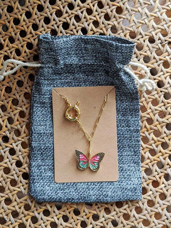 Butterfly necklace clasp discount