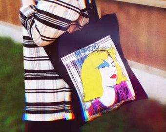 Heart of Glass; DEBBIE HARRY Tote Bag