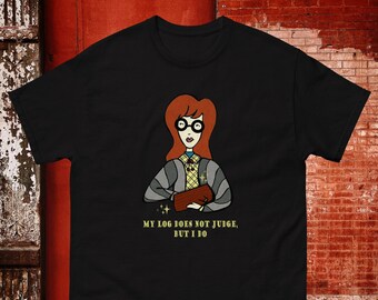 Daria x Twin Peaks Log Lady UNISEX Tee