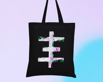 Psychick Youth Tote / Glitch Tote Bag