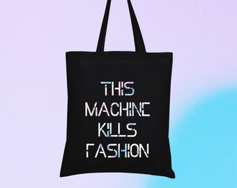 DIE MODE Tote Bag / Glitch / Future Street / This Machine Kills Fashion