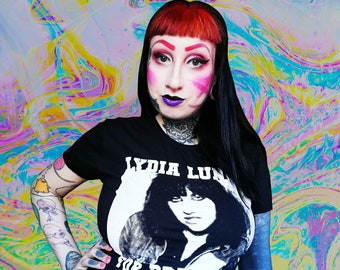 Lydia Lunch for President UNISEX Tee in Black