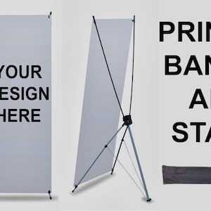 Custom X-Stand Banners
