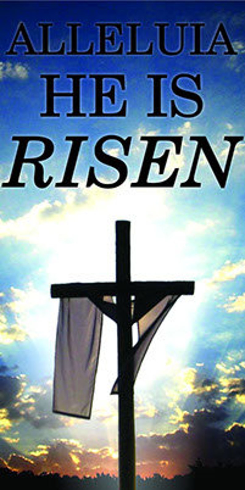 Easter Banners Easter Prints Church Banners - Etsy