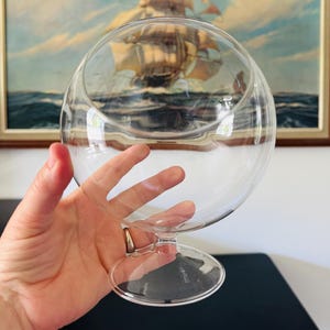 Large Slant Glass Terrarium: Succulent Planter, Office Desk Decor