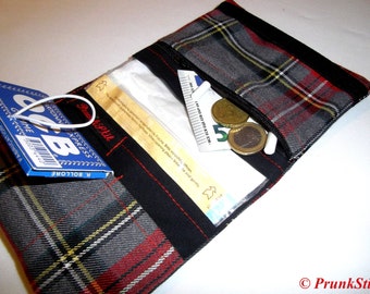 Tobacco bag "Scotland" with zipper, tobacco pouch, rolling bag, rolling bag, tobacco case