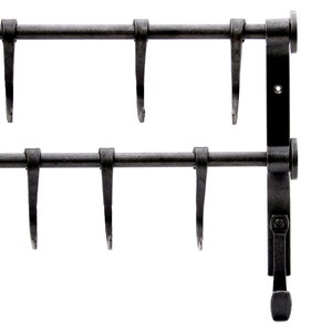 Wall Mount Pot Rack, Cast Iron Pot Rack, Pot and Pan Rack, Cast Iron Pan Rack, Kitchen Pot Rack, Hanging Kitchen Rack, Pot and Pan Storage