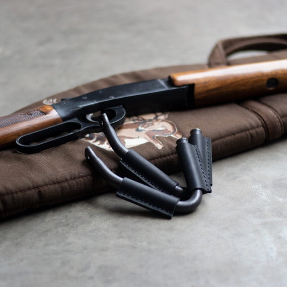 Gun Hooks Wall Mount Gun Rack Gun Hanger Rustic Gun Mount Etsy