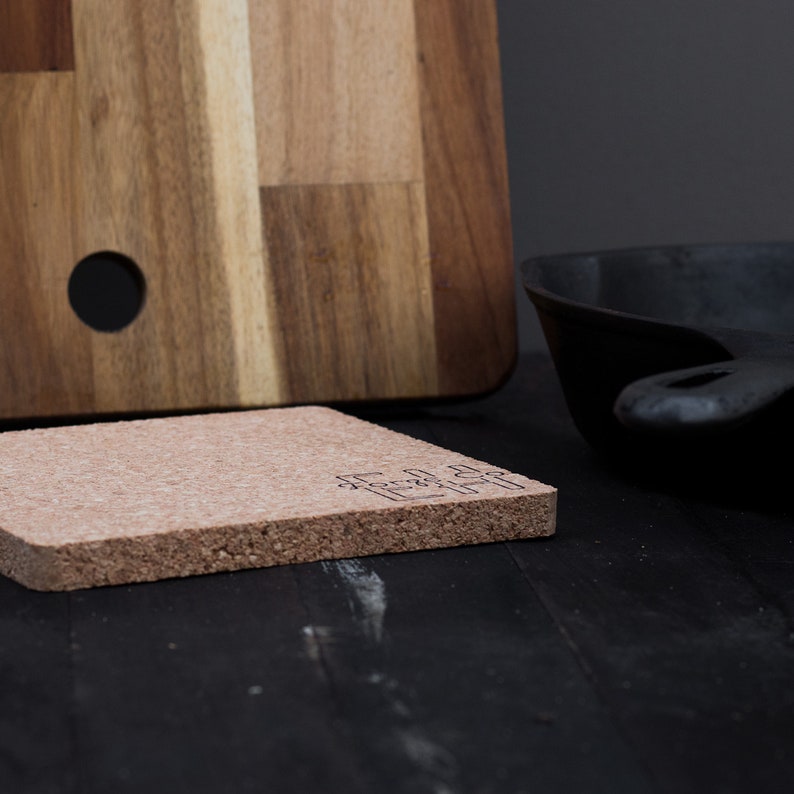 Cork Hot Pad Plant Holder Hot Plate Plant Stand Trivet Etsy