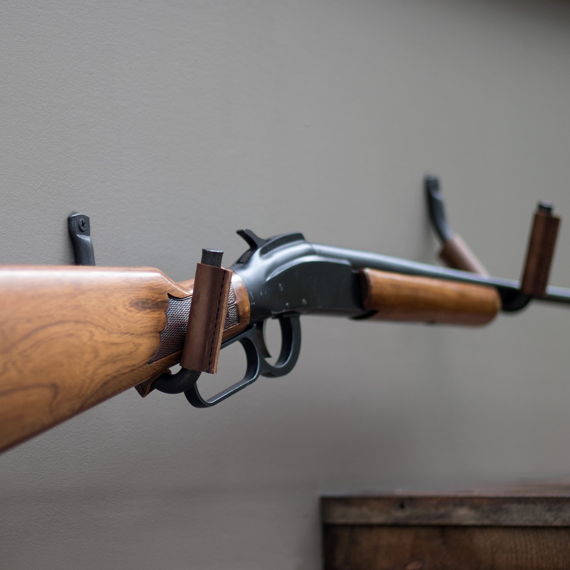 Gun Hooks Wall Mount Gun Rack Gun Hanger Rustic Gun Mount Etsy