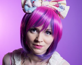 PennyWigs- Sora  Pink and Plum Purple Cosplay Anime Wig