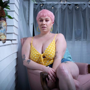 Parrucca di moda rosa breve Pastel Pixie