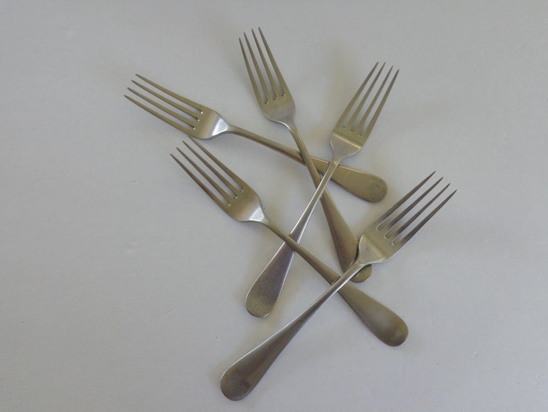 James Dixon Flatware Set of 5 Forks Vintage England Collectible JUST REDUCED