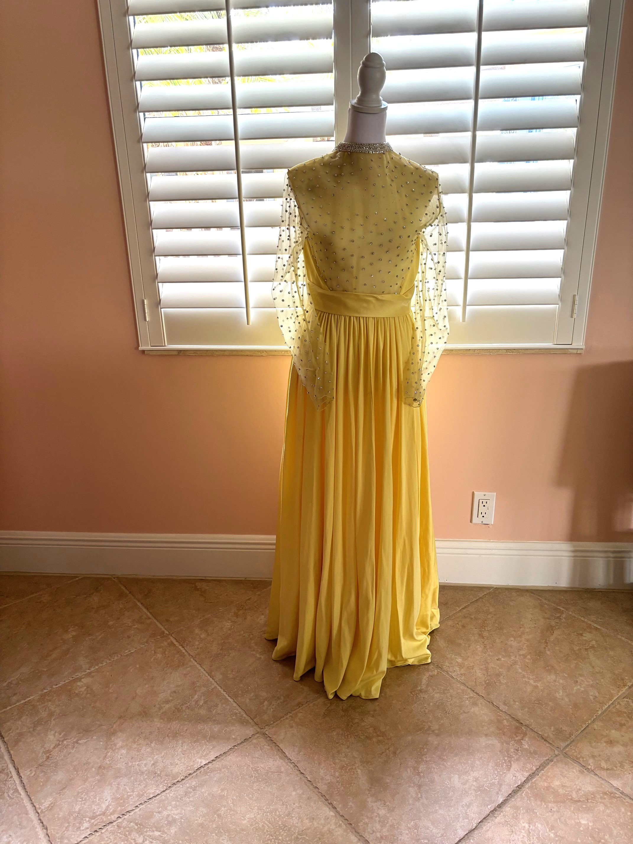 butter yellow summer dress Deme By Gabriella ADELA BUTTER YELLOW MAXI DRESS