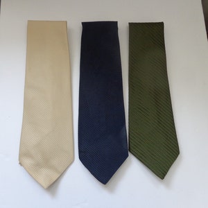 Men&#39;s Neckties,Vintage Neckties, MenswearVintage, Solid Neckties