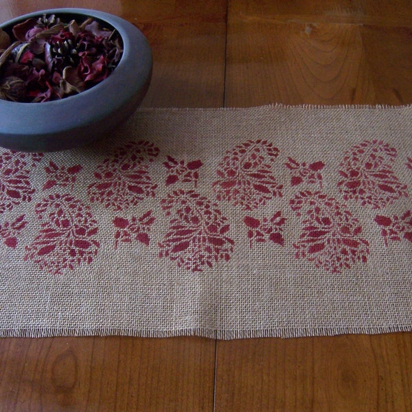 Paisley Table Runner Etsy